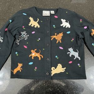 Michael Simon dog cardigan